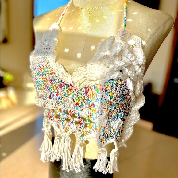 RAINBOW FESTIVAL OR BIKINI TOP - Picture 3 of 14